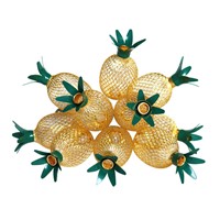 Retro 2M Pineapple LED Light String Iron Christmas Decoration Warm White string lights guirlande lumineuse luces de navidad