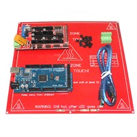 2017 3D Printer Kit for arduino Mega 2560 R3 Development Board+Heated Bed MK2B+RAMPS 1.4 Controller Control Panel AtMega2560