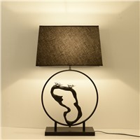 Chinese style table lamps  bedroom Bedside Retro living room decoration study Creative lighting Hotel desk lamps ZA925713
