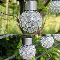 Waterproof RGB solar garden lights LED lights light control induction lawn solar hollow chandeliers Christmas decorations lights
