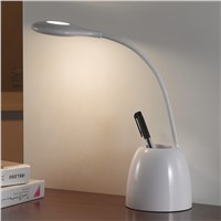 New Novelty Pen Container Led Desk Lamp Folding Smart Touch Table Lamp Dimmable Rechargeable Eye Protection Led Book Desk Light