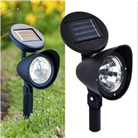Adjustable Solar Spot Light 3 LED Landscape Garden Green Lawn Path Lamp Outdoor L15