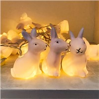 New Hot Sale Rabbit String Light Christmas Strip Lamp 3M 20 LED Wedding Home Decoration Warm White Creative Gifts