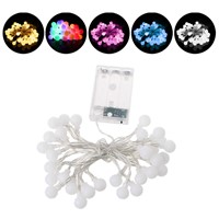 YAM 30 Balls 3.2m Waterproof LED Fairy String Light w/Battery Box Ideal For Festivals Party Xmas Wedding Outdoor Decor