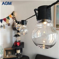 AGM 20 LED G45 Globe Led String Lights Garland Ball Lamps Connectable Festoon Christmas Light For New Year Holiday Decoration