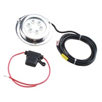 Hot Sale 6*2w Green Stainless Steel IP68 Waterproof LED Marine Underwater Light Boat Yacht light