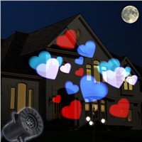 Waterproof Outdoor Christmas LED Stage Light 12 Types Pattern Laser Snowflake Projector lamp Home Garden Holiday Light