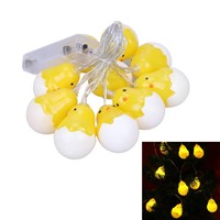 Led Fairy So cute Yellow Chicks Battery Operated String Light LED Decoration For Christmas Garland New Year 2017