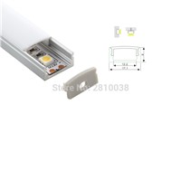 500 X 1M Sets/Lot 6000 series led aluminum profile and slim U type profile channel led for wall or floor lamps