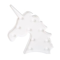 Cute Unicorn Head Led Night Light Animal Marquee Lamps 4 Color available as Children Party Bedroom Decor Kids Gifts