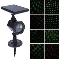 Solar LED Lawn Lamp Outdoor Waterproof Spotlight Christmas Laser Projector Lights For Garden Party Yard Landscape Decoration