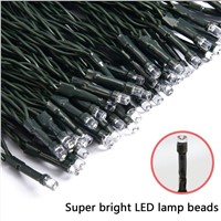 100 LED Outdoor Warm White Solar Lamps LED String Lights Fairy Holiday Christmas Party Garlands Solar Garden Waterproof Lights