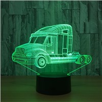 Truckhead 3D LED Lamp 7 Color Led Night Lamps For Kids Touch Led Usb Table Lampara Lampe Baby Sleeping Nightlight Decor Gift