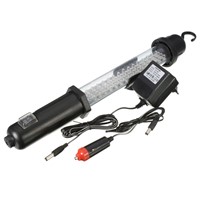 Portable Ultra-bright 60 LEDs 350LM Rechargeable Cordless Work Light Garage Inspection Lamp Torch with Hanging Hook