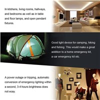 SOLLED 7W 400LM Portable LED Bulb Light E27 85-265V Intelligent Rechargeable Solar Lamp Emergency Lighting For Indoor Outdoors