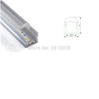 50 X 1M Sets/Lot 30 degree corner shape led aluminum profile and recessed U extrusion profile for wall or ceiling lamps
