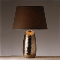 Chinese style coffee shell ceramic table lamp creative room bedroom hotel living room bedside table lamp bar desk lamps ZA92015