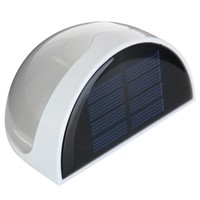Newest 6 LED Garden Light Solar led Panel Lamp Sensor Waterproof mounted Outdoor Fence Wall Lamp Lighting Hot Design