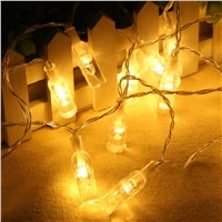 20 LEDs Wine Bottle Lighting Strings Battery Powered Christmas Fairy String Lights Party Wedding Xmas White/Warm White/Colorful