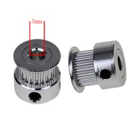 3D Printer Parts Accessory GT2 20teeth 20 Teeth Bore 5mm/8mm Timing Alumium Pulley Fit for GT2-6mm Open Timing Belt