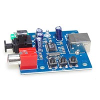 PCM2704 USB DAC to S/PDIF Sound Card Decoder Board 3.5mm Output F/PC