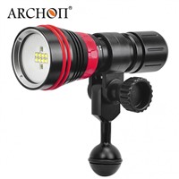 ARCHON D26VR 2000 Lumen White and Red LED Scuba Diving Underwater Photography Video Led Light Diving Flashlight Torch