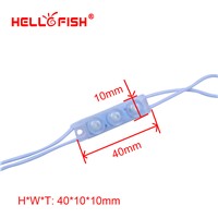 Hello Fish 20pcs DC12V High Power Modules 7015/4010 Advertising Modules Luminous characters, backlight modules IP68 Waterproof