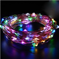 NEW 1/3M Battery Operated String Fairy Light 10 30 LED Xmas Light Party Wedding Lamp  H15