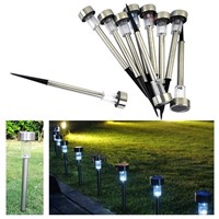 Solar Powered LED Garden Outdoor Yard Light Lawn Lamp Landscape Path Decor Scene