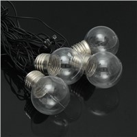 6M 20 LED String Light Clear Globe Ball Bulb Shaped Lantern Garden LED Fairy Holiday Light Party Bar Decoration AC 220V/110V