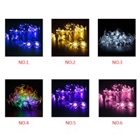 50LEDs Morning Glory Solar Power String Lights for Christmas trees decoration