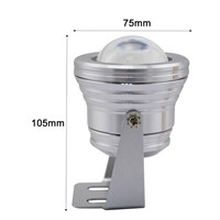 10W RGB LED Underwater Lamp IP67 12 Colors 1000LM Fountain Light Timing Function Pool Pond Fish Tank Aquarium Spotlight EU Plug