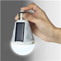 AKDSteel 7W 400LM Portable LED Bulb Light E27 85-265V Intelligent Rechargeable Solar Lamp Emergency Lighting For Indoor ZK40