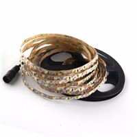 New High Quality 5M Waterproof SMD 3528 LED Strip 60leds/m Flexible tape rope Light DC 12V Indoor warm white/white
