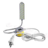 220V 20 LED Sewing Machine Magnetic Flexible Mounting Light Lamp Energy Saving L15