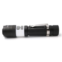Waterproof LED Rechargeable Flashlight with Micro USB Interface for Outdoor Activities 13.2cm * 2.5cm