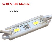 1000pcs 5730/ 2 LED Module Waterproof Mini led modules Cool White/warm white  LED Lighting Module for Signage Brighter DC12V