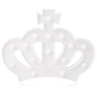 3D Marquee Crown Lamp With 15 LED Battery Operated Night Light