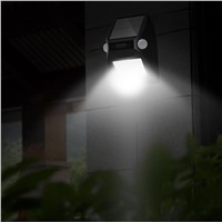 Hot Sale 5050SMD 12LED Solar IP65 Waterproof Dual PIR Motion Sensor RGBW Garden Light Wall Lamp With 3 Sensor Control Modes