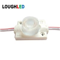High Power Injection LED Module DC12V 1.5W  IP65 with Len 45*25 degree for Double Sides Lighting Box White Red Green Blue Yellow