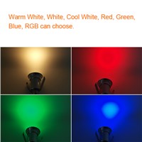 Ip68 Rgb Red Stainless Steel  Lamps Underground Lighting Outdoor Led 3w Step 12v Deck Lights Spot Inground Floor Garden Recessed