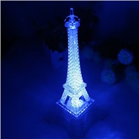 Eiffel Tower Night Light Colorful LED Lamp In Bedroom Wedding Decoration Home Accessories Party Birthday Gift