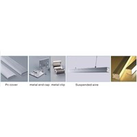 Free  Shipping Cost 2M/pcs 30X30MM Hot Selling aluminum profile with milky or clear cover for LED Line ,LED Linear Light ,