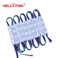 Hello Fish 20pcs DC12V 5050 RGB LED Modules 7515 Advertising Modules Luminous characters, backlight modules IP67 Waterproof