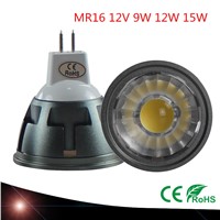 10 pcs New arrival high quality LED Spotlights MR16 3W 5W 7W 12V dimmable LED lamp Can replace energy - saving lamps 9W 12W 15W