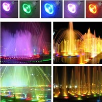10W AC 12V RGB LED Underwater Lamp IP68 Waterproof Fountain Pool Pond Fish Tank Aquarium LED Light Lamp With Remote Controller
