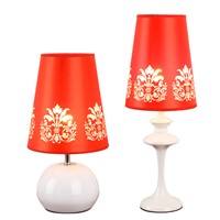 Wedding table lamp bedroom bed lamp festive elegant gift pastoral wedding red CL FG976 lo1018