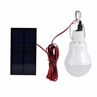 1PCS USB Solar Panel 2W LED Bulb Solar Lamps Solar Power LED Light Outdoor Solar Lamp Spotlight Garden Lights Factory Direct