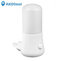 AKDSteel 3W Manual On Off Switch LED Night Light Plug in AC220V Wall Soft White Energy Saving Simple Style Bathrooms Bedrooms