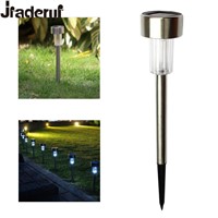 Jiaderui LED Stainless Steel Solar Lawn Lights 1pcs for Garden Decorative Solar Power Outdoor Lawn Decor Lighting Led Solar Lamp
